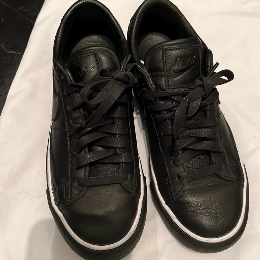 Nike and Comme des garçon collab black blazer low top sneaker
